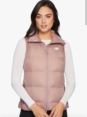 New Balance Womens Sport Thermal Vest Champagne